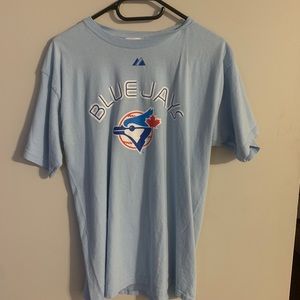 Majestic Blue Jays Aaron Hill t-shirt.